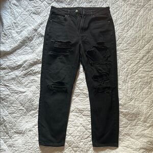 American Eagle Outfitters Black Ripped women’s Jeans